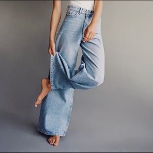 High Rise Wide Leg Zara Jeans